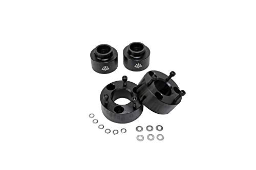 3 Inch Front and 2 Inch Rear Leveling Kit, Compatible with Dodge Ram 1500 4WD - 2009-2018 4x4-3" Front, 2" Rear Strut Suspension Lift Spacers Set - Forged Aircraft Billet Aluminum Construction