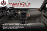 HVAC Air Blend Door Actuator Heater - Compatible with Chevrolet Impala 2004-2013 Vehicles - 1573517, 1574122, 15844096, 22754988, 52409974, 604-108, 15-74122, 604108 - Temperature Air Door Impala