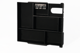 Center Console Organizer Tray - Fits 2014, 2015, 2016, 2017, 2018, 2019 Toyota Tundra SR, SR5, Limited, Platinum, 1794 Edition, TRD Pro - Full Tray Storage Box Accessory - Anti-Slip ABS Black Tray