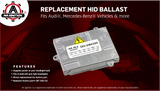 HID Xenon Headlight Ballast - Control Unit Module - Replaces 307 329 115, 8e0 907 391b, 1307 329 098 - Compatible with Audi, Cadillac & More - A4, S4, RS4, A3, DTS, MKX, 9-7x, C300