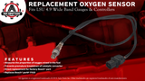 Replacement LSU 4.9 Lambda Wide Band O2 Oxygen Sensor - Replaces 17025, 0258017025 - Compatible with AEM 30-4110, 30-0300, 30-0310 - X Series AFR Inline Controller - UEGO Air and Fuel Ratio Wideband