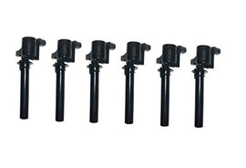 Ignition Coil Pack Set of 6 - Compatible with Ford, Mazda, Mercury 3.0L V6 Models - Replaces 18LZ-12029-AB, 18LZ-12029-AA, 2M2Z-12029-AC, DG500, DG513 - Fits 01, 02, 2003, 2004, 2005 Escape, Taurus