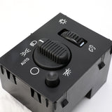Headlight Instrument Panel Dimmer Dome Lamp Switch - Replaces D1595G, 19381535, 15194803, 1S8489 - Compatible with Chevy, GMC & Hummer Vehicles - Silverado, Avalanche, Suburban, Tahoe, Sierra, Yukon