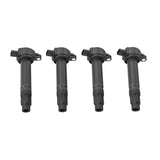Ignition Coil Pack Set of 4 - Compatible with Dodge, Jeep, Chrysler Vehicles - 200, Sebring, Avenger, Caliber, Journey, Compass, Patriot - Replaces 4606824AB, UF557, C1587, C-1587, GN10346, 5C1644