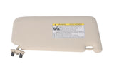 Driver Sun Visor Left Side Beige - Compatible with Toyota Camry 2007, 2008, 2009, 2010, 2011, Hybrid without Sunroof and Vanity Light - Replaces 74320-06780-E0, 7432006780E0, 35858 -Sun Shade Assembly