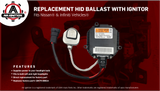 HID Ballast with Ignitor - Headlight Control Unit - Replaces 28474-8991A, 28474-89904, NZMNS111LANA - Compatible with Nissan & Inifiniti Vehicles - Murano, Maxima, Altima, 350Z, QX56, G35, FX35