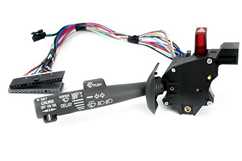 Multi-Function Combination Switch - Turn Signal, Wiper, Hazard Switch - Replaces 2330814, 26100985 26036312 - Compatible with Chevrolet, GMC Vehicles - Tahoe, Blazer, Suburban, K1500, Sierra