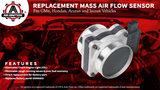 Mass Air Flow Sensor - Compatible with Chevy, Cadillac, GMC & More - Impala, Monte Carlo, S10, Blazer, Malibu, Astro, Grand Prix, Intrigue, Cutlass and More - Replaces 2133458, 25008302, AF10045