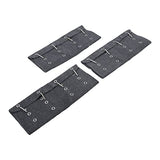 RV Camper Step Covers 3 Pack - 22 Inch Curved Wide Carpet Stair Rug Gray - Great for RV, Campers, Trailer, Vans with 8-11" Deep RV Stairs - Non-Slip Outdoor Stair Step Covers - Radius Step