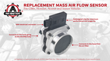 Mass Air Flow Sensor - Compatible with Chevy, Cadillac, GMC & More - Impala, Monte Carlo, S10, Blazer, Malibu, Astro, Grand Prix, Intrigue, Cutlass and More - Replaces 2133458, 25008302, AF10045
