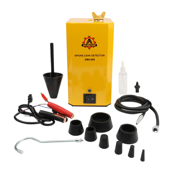 Evap Vacuum Smoke Diagnostic Tester - Compatible with 12V Cars, Trucks, Motorcycle, ATV, Boats, Snowmobiles - Automotive Smoke Machine Leak Detector, Portable Pipeline Fuel Leakage Detector