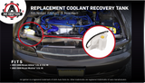 Coolant Reservoir Tank with Overflow Tube - Replaces 21710 -8J000, NI3014105, 603-614 - Compatible with Nissan Vehicles - 2002 - 2006 Altima 2.5L and 3.5 V6, 02 - 08 Maxima 3.5L V6 - Recovery