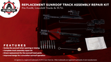 Sunroof Track Assembly Repair Kit - Compatible with Ford & Lincoln Vehicles - F150 2000-2014, Expedition 2000-2017, F250, F350, F450 Super Duty 2005-2016, Navigator, 2006-2008 Mark LT - Sun Roof