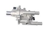Coolant Thermostat and Housing Assembly with Sensors - Compatible with Chevy Cruze, Limited, Trax, Sonic 1.8L & 1.6L - Replaces 25192228, 55564890, 15-81816, 902-033, 55579951 - Full Aluminum