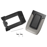 Center Console Lid Replacement Kit Gray - Replaces 924-811, 19127364, 19127365, 19127366 - Compatible with Chevy, GMC and Cadillac Vehicles - Silverado, Avalanche, Tahoe, Sierra - Armrest Hinge Latch