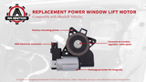 Front Left Power Window Lift Motor - Compatible with Mazda - 3, 5, 6, 3 Sport, CX-7, CX-9, RX-8 - Replaces G22C5958XC, GJ6A5958XF, D6515958XB - 03, 04, 05, 06, 07, 08, 09, 10, 11, 12, 13, 14-17