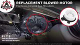 AC Heater Blower Motor - Compatible with Honda Civic & Jeep Wrangler - Civic 2006, 2007, 2008, 2009, 2010, 2011, Wrangler 2007-2010 - Replaces 700194, 75821, 79310SNAA01, 79310-SNA-A01, PM9177