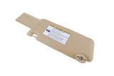 Right Passenger Side Sun Visor Beige Without Light - Compatible with Toyota Tacoma 2005, 2006, 2007, 2008, 2009, 2010, 2011, 2012 - Replaces 74310-04081-E0, 74320-04081-E0, 74310-AD020-E1