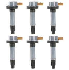 Ignition Coil Pack Set of 6 - Compatible with Ford, Lincoln V6 3.5L - Expedition, Explorer, F150, Flex, Lobo, Police Interceptor Sedan, Taurus, Transit-150, MKS, MKT, Navigator - Replaces DG549, UF646