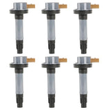 Ignition Coil Pack Set of 6 - Compatible with Ford, Lincoln V6 3.5L - Expedition, Explorer, F150, Flex, Lobo, Police Interceptor Sedan, Taurus, Transit-150, MKS, MKT, Navigator - Replaces DG549, UF646