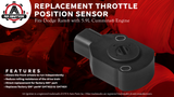 Throttle Position Sensor TPS, Replaces AP63427, 53031575, 53031575AH - Fits Dodge Ram 2500, 3500 1998-2004 - 5.9L Cummins Engine 98, 99, 01, 00, 02, 03, 04 Accelerator Pedal Position Sensor APPS