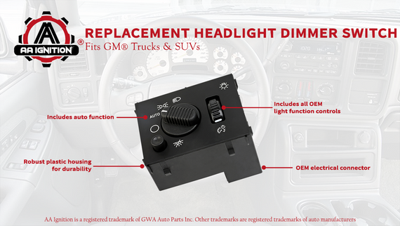 DS-72 | Standard voet dimmer schakelaar GM D808 Chevrolet Cadilaac DS-72 | Standard voet dimmer schakelaar GM D808 Chevrolet Cadilaac