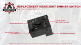 Headlight Instrument Panel Dimmer Dome Lamp Switch - Replaces D1595G, 19381535, 15194803, 1S8489 - Compatible with Chevy, GMC & Hummer Vehicles - Silverado, Avalanche, Suburban, Tahoe, Sierra, Yukon