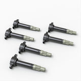 Ignition Coil Pack Set of 6 - Compatible with Dodge & Chrysler V6 2.5L 2.7L 3.5L Vehicles - Replaces 4606869AA - Fits Magnum, Charger, Nitro, Challenger, 300-2006, 2007, 2008, 2009, 2010