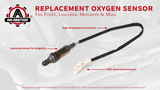 Replacement Oxygen Sensor - Replaces 15717, 15716, ZZC318861, XR3Z9G444CA - Compatible with Ford, Lincoln, Mercury & Mazda - Ranger, Mustang, Expedition, Explorer, Escape, F150, Tribute