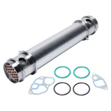 Engine Oil Cooler Assembly - Compatible with Ford Trucks - 7.3L Diesel Turbocharged - E-350, Econoline, Excursion, F250, F350, F450, F550 Super Duty - Replaces 1C3Z-6A642-AA, 904-225 - Gasket Seal Kit