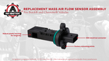Mass Air Flow Sensor Assembly - Compatible with Chevrolet and Buick Vehicles - Encore, Verano, Cruze, Limited, Sonic, Trax, 1.4L, 1.6L, 1.8L, 2.4L, 2.0 - Replaces 12671624, 245-1314, 13505433, 5S13839