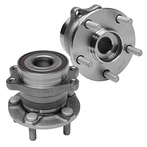 Replacement Rear Wheel Hub Bearing Assembly Set of 2 - Compatible with Subaru - Crosstrek, Forester, Impreza, XV Crosstrek - Replaces 512518, BR930928, HA590522