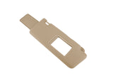 Right Passenger Side Sun Visor Beige Without Light - Compatible with Toyota Tacoma 2005, 2006, 2007, 2008, 2009, 2010, 2011, 2012 - Replaces 74310-04081-E0, 74320-04081-E0, 74310-AD020-E1