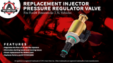 Injector Pressure Regulator Valve - IPR Valve - Compatible with Ford Powerstroke 7.3L Diesel Engines - 1994-2003 - F250 Super Duty, F350, Excursion, E350 - Replaces F5TZ9C968A, CM5013, F81Z9C968AA