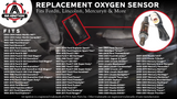 Replacement Oxygen Sensor - Replaces 15717, 15716, ZZC318861, XR3Z9G444CA - Compatible with Ford, Lincoln, Mercury & Mazda - Ranger, Mustang, Expedition, Explorer, Escape, F150, Tribute