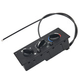 AC Heater Climate Control Module - Compatible with Kenworth Trucks - 2002-2006 C500, T300, T600A, T800, W900 - Replaces F2110071, F211025100, F211025110, 599-5511 - Air Temperature Control Panel
