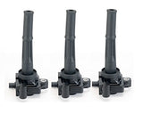 Ignition Coil Pack Set of 3 - Compatible with Toyota 1995-2004 Tacoma, 996-2002 4Runner, 2000-2004 Tundra, T100 3.4L V6 Models - Replaces Part 90919-02212, UF156, 673-1201, GN10184, C1041
