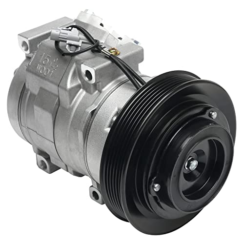 Replacement AC Compressor and Clutch Kit - Compatible with Toyota Vehicles - 2003, 2004, 2005, 2006, 2007, 2008 Corolla, Matrix 1.8L - Replaces 8832002120, CO 27000C, CS20101, 295525NH, 144004C, 1419N