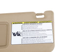 Right Passenger Side Sun Visor Beige Without Light - Compatible with Toyota Tacoma 2005, 2006, 2007, 2008, 2009, 2010, 2011, 2012 - Replaces 74310-04081-E0, 74320-04081-E0, 74310-AD020-E1