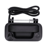 Tailgate Car Backup Rear View Camera Handle Trim Bezel - Compatible with Ford Truck Vehicles - 2004-2014 F150, 2008-2016 F250, F350, F450, F550 Super Duty - Black Tail Gate Rear Door Handle