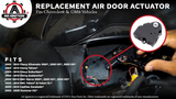 HVAC Air Blend Door Actuator - Replaces 15-73952, 52495593, 89018374, 604-112 - Mode Door Actuator Compatible with Chevy, GMC, Cadillac & Hummer 2003-2014 Models - HVAC Heater Climate Control Actuator