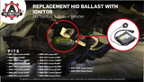 HID Ballast with Ignitor - Xenon Headlight Control Unit - Replaces 85967-52020, 81107-30D30, DDLT003, KDLT003 - Compatible with Toyota & Lexus Vehicles - Prius, Avalon, IS250, IS350, GS350, GS450h