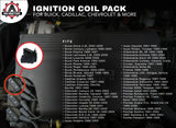 Ignition Coil Pack- Replaces 10467067, 89056799, E530C, C849 - Compatible with Chevy, Buick, Cadillac & Other GM Vehicles - Malibu, Deville, Alero, Lesabre