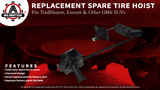 Spare Tire Hoist - Replaces# 924-509 - Fits Trailblazer, Envoy & More