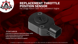 Throttle Position Sensor TPS, Replaces AP63427, 53031575, 53031575AH - Fits Dodge Ram 2500, 3500 1998-2004 - 5.9L Cummins Engine 98, 99, 01, 00, 02, 03, 04 Accelerator Pedal Position Sensor APPS