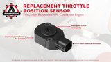 Throttle Position Sensor TPS, Replaces AP63427, 53031575, 53031575AH - Fits Dodge Ram 2500, 3500 1998-2004 - 5.9L Cummins Engine 98, 99, 01, 00, 02, 03, 04 Accelerator Pedal Position Sensor APPS