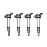 Replacement Ignition Coil Pack Set of 4 - Compatible with Toyota, Lexus, Scion - 1.8L L4 Corolla, Matrix, Prius, V, Plug-In, Vibe, xD, CT200h - Replaces 90919-02252, 90919-02258, UF596, UF619, C1714