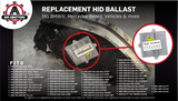 HID Xenon Ballast - Control Unit Module - Replaces 307 329 053, 307 329 074, 307329072 - Compatible with BMW, Mercedes-Benz & Audi Vehicles - Range Rover, 325i, 330i, X3, E46, E63, E83, C230, C350