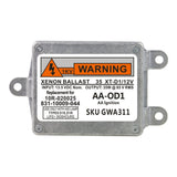 HID Xenon Headlight Ballast - Replaces 6L7Y-13C170-A, 831-10009-044, 10R-020025, 6L7Y13C170A, 35XT-D1 12V - Compatible with Lincoln 2003 - 2005 Navigator and 2002 - 2011 Town Car - HCU