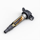 Replacement Ignition Coil Pack Set of 4 - Compatible with Toyota, Lexus, Scion - 1.8L L4 Corolla, Matrix, Prius, V, Plug-In, Vibe, xD, CT200h - Replaces 90919-02252, 90919-02258, UF596, UF619, C1714